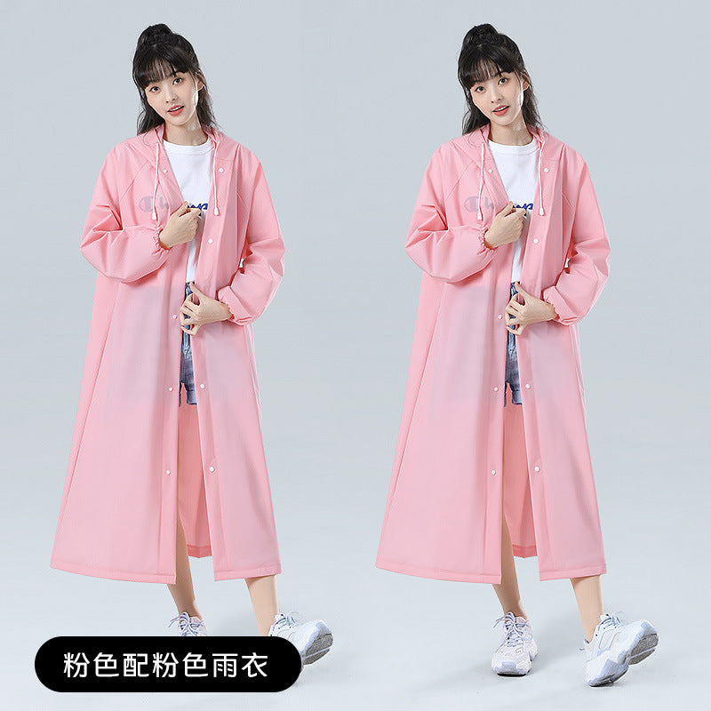 加长加厚连体成人雨衣(男女同款)