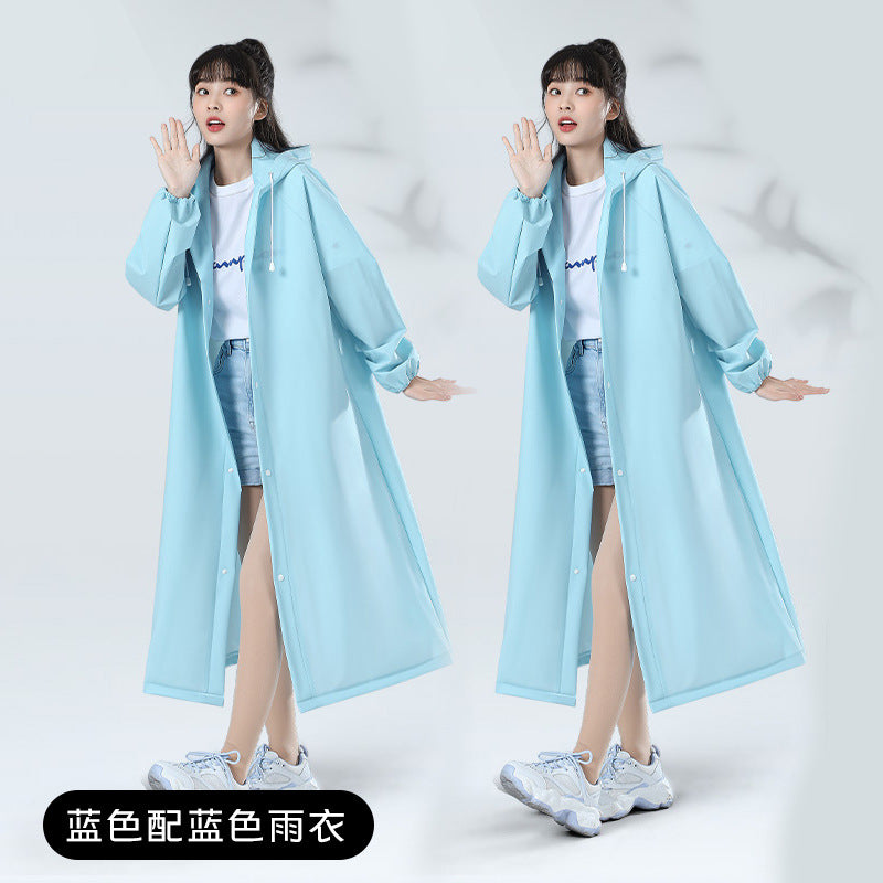 加长加厚连体成人雨衣(男女同款)