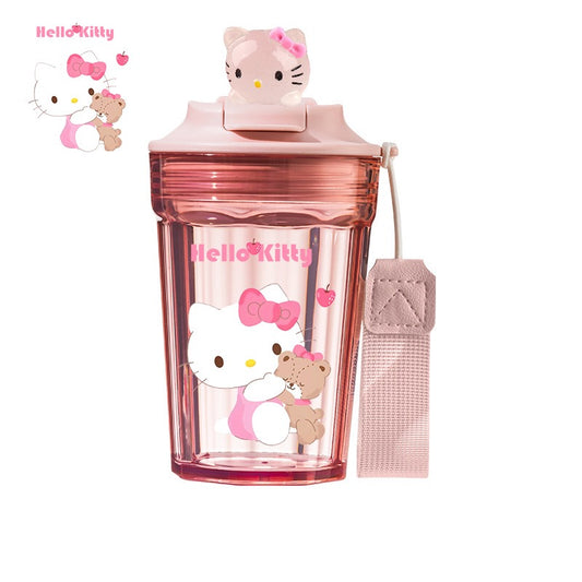 三丽鸥HELLO KITTY婴儿级食用材质奶茶杯 350ML